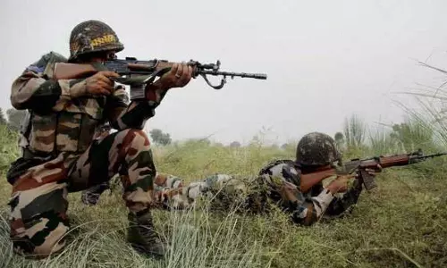 சர்வதேச எல்லையில் ஊடுருவ முயன்றவரை துப்பாக்கியால் சுட்டுப்பிடித்த பி.எஸ்.எஃப்.