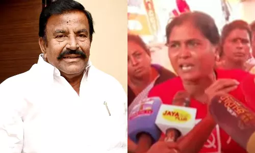 தூய்மை பணியாளர்கள் புகாருக்கு மறுப்பு தெரிவித்த அமைச்சர் கே.என்.நேரு