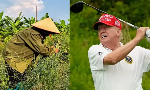 வியட்நாமில்  Golf club கட்டும் டிரம்ப் - ஆயிரக்கணக்கான விவசாயிகள் வெளியேற்றம் - சர்ச்சை