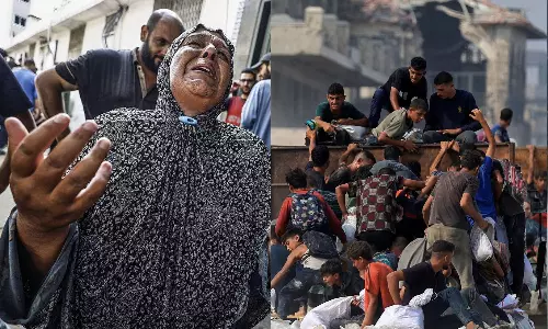 காசாவில் இஸ்ரேல் தாக்குதலில் ஒரே நாளில் 123 பேர் பலி.. பட்டினியால் உயிரிழந்தவர் எண்ணிக்கை 235 ஆக உயர்வு