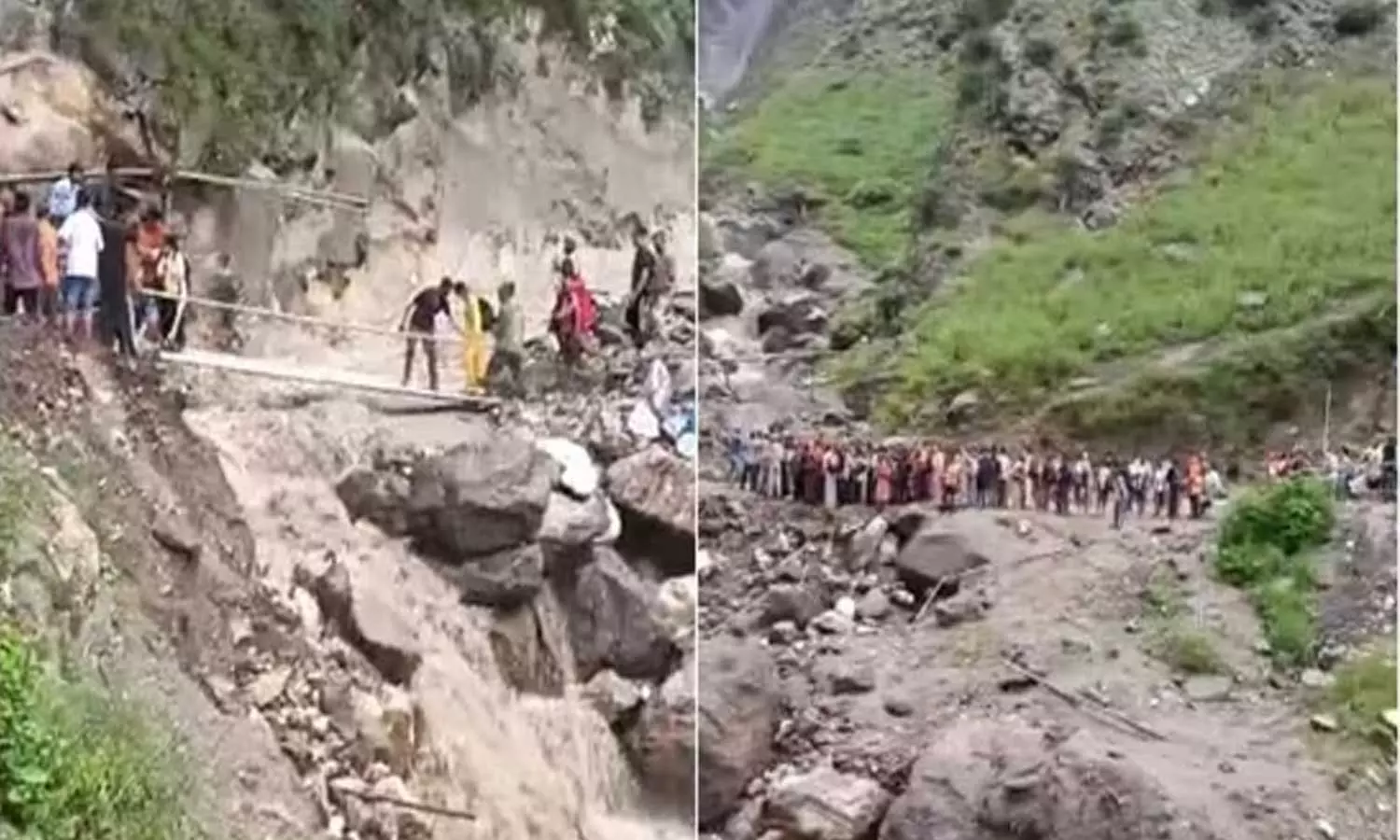 ஜம்மு காஷ்மீரில் மேகவெடிப்பு காரணமாக பயங்கர நிலச்சரிவு - 12 பேர் உயிரிழப்பு