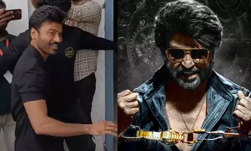 ரோகிணி திரையரங்கில் கூலி படத்தை கண்டு ரசிக்கும் நடிகர் தனுஷ்