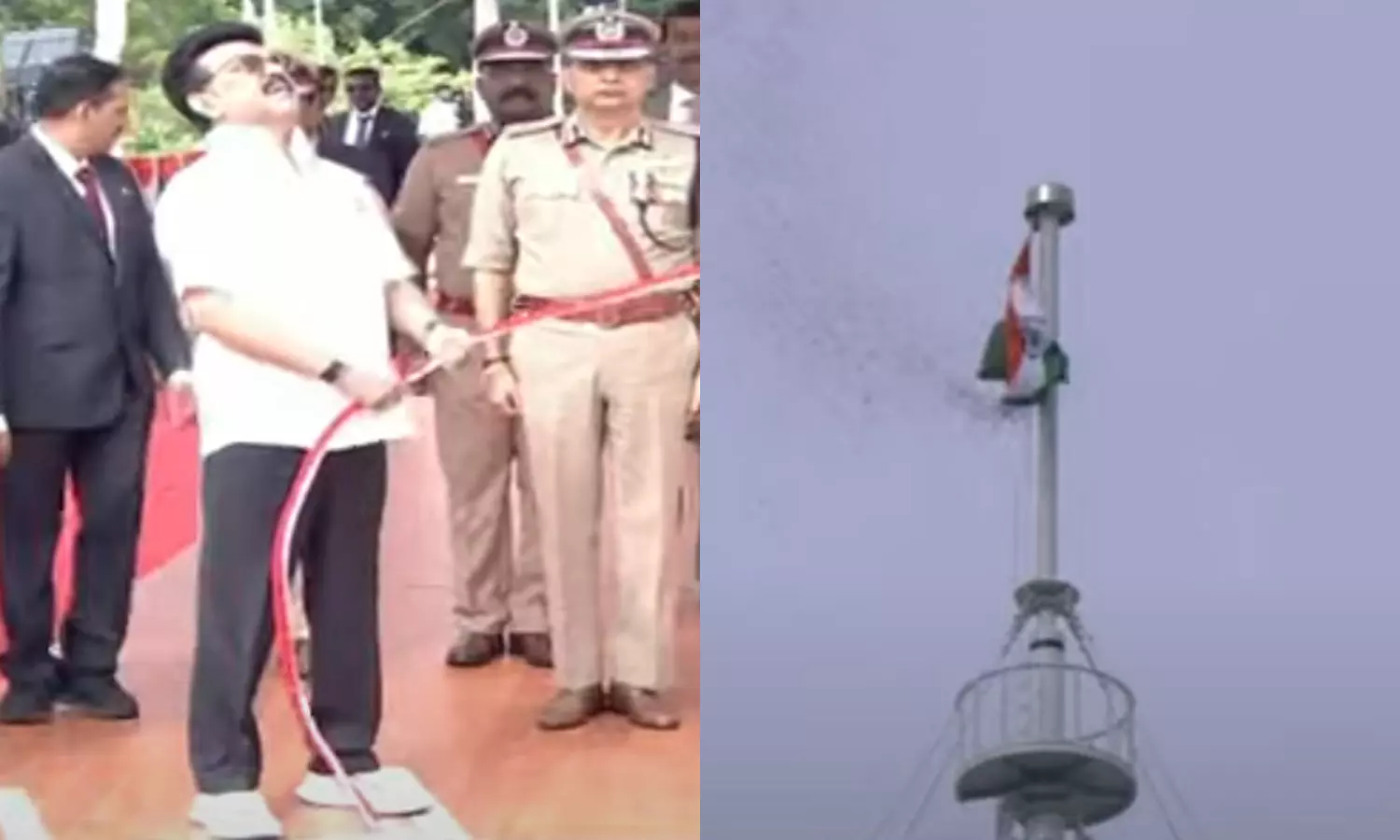 79-வது சுதந்திர தின விழா- கோட்டை கொத்தளத்தில் தேசியக்கொடி ஏற்றி வைத்தார் முதலமைச்சர் மு.க.ஸ்டாலின் 79-வது சுதந்திர தின விழா- கோட்டை கொத்தளத்தில் தேசியக்கொடி ஏற்றி வைத்தார் முதலமைச்சர் மு.க.ஸ்டாலின்