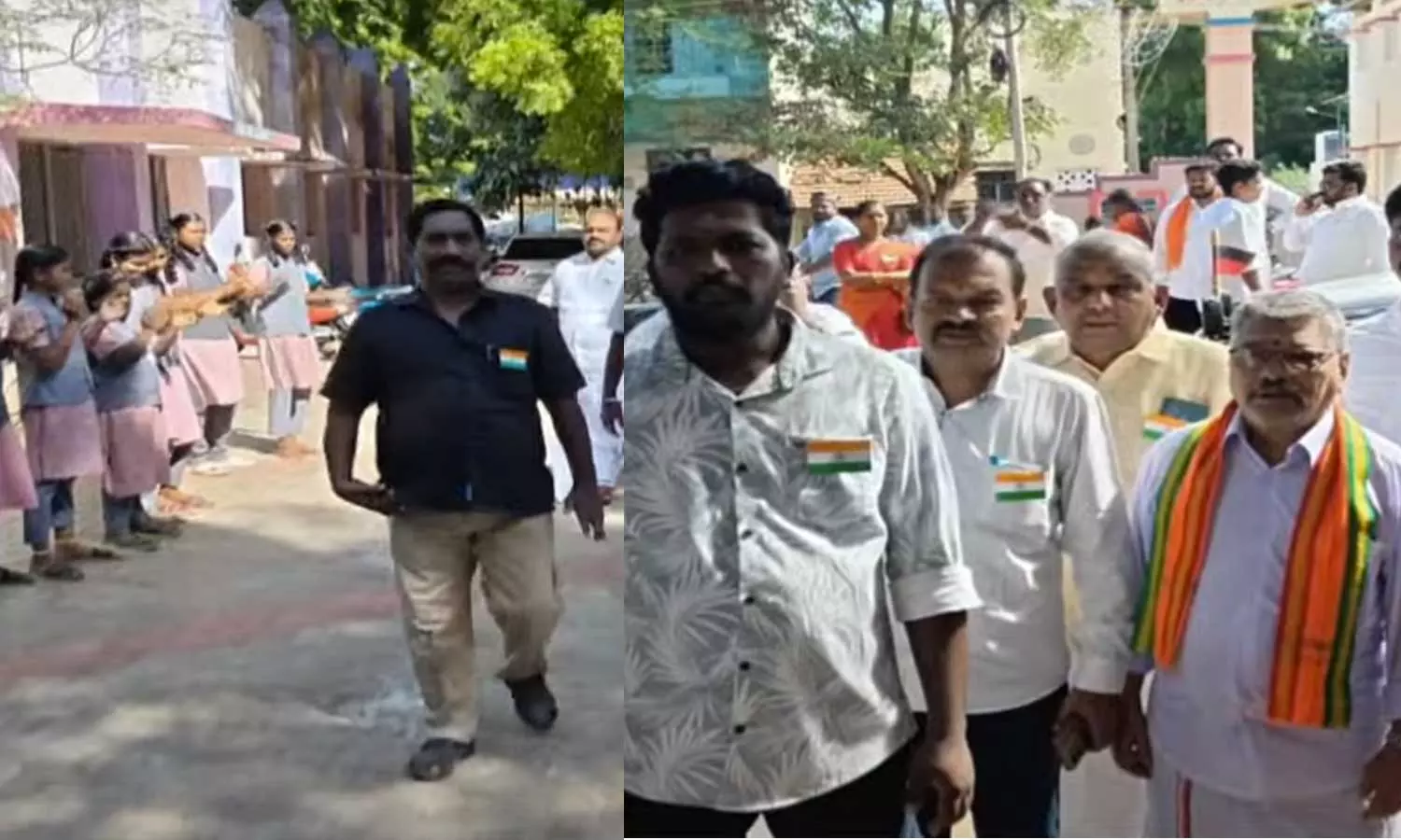 சுதந்திர தின விழா... கருப்பு சட்டை அணிந்து வந்த தலைமை ஆசிரியர் - பாஜகவினர் போராட்டம்