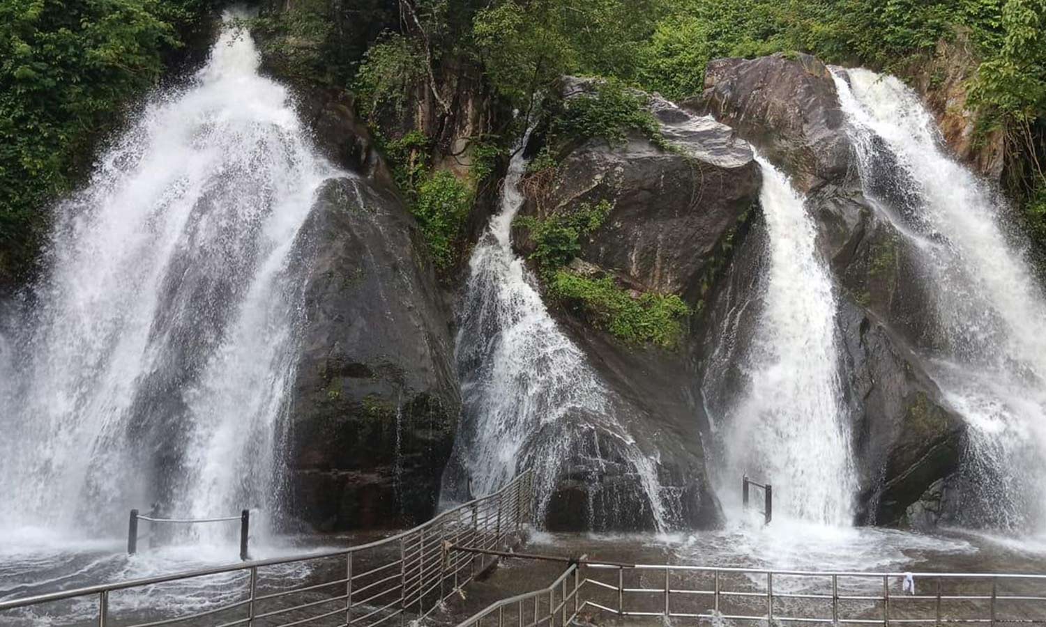 குற்றால அருவிகளில் வெள்ளப்பெருக்கு- சுற்றுலாப் பயணிகள் குளிக்க தடை நீட்டிப்பு