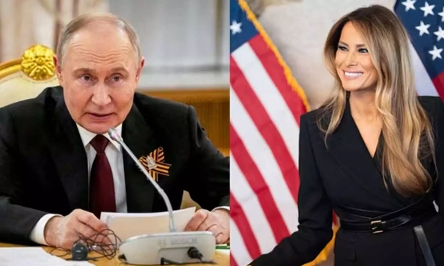 போர் நிறுத்தம் குறித்து புதினிடம் கடிதம் வழங்கிய டிரம்ப் மனைவி