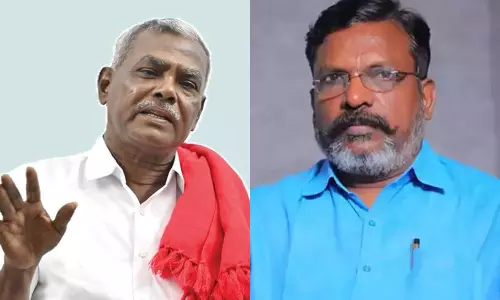 பணி நிரந்தரம் என்பது சட்டபூர்வமான கோரிக்கை - திருமாவளவனின் கருத்திற்கு சண்முகம் எதிர்ப்பு