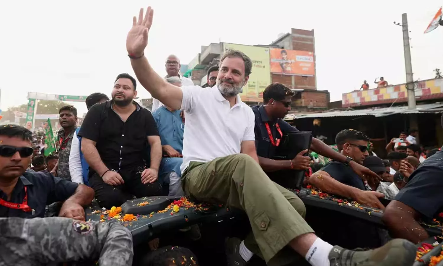 பீகார்: மூன்றாவது நாள் வாக்காளர் உரிமை  யாத்திரையை தொடங்கினார் ராகுல் காந்தி