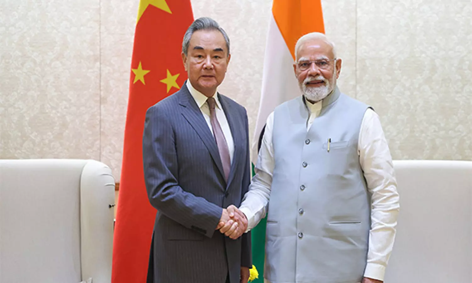 பிரதமர் மோடியுடன் சீன வெளியுறவுத்துறை மந்திரி சந்திப்பு பிரதமர் மோடியுடன் சீன வெளியுறவுத்துறை மந்திரி சந்திப்பு