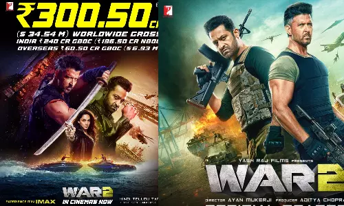 உலகளவில் 300 கோடி வசூலித்த  War 2 !