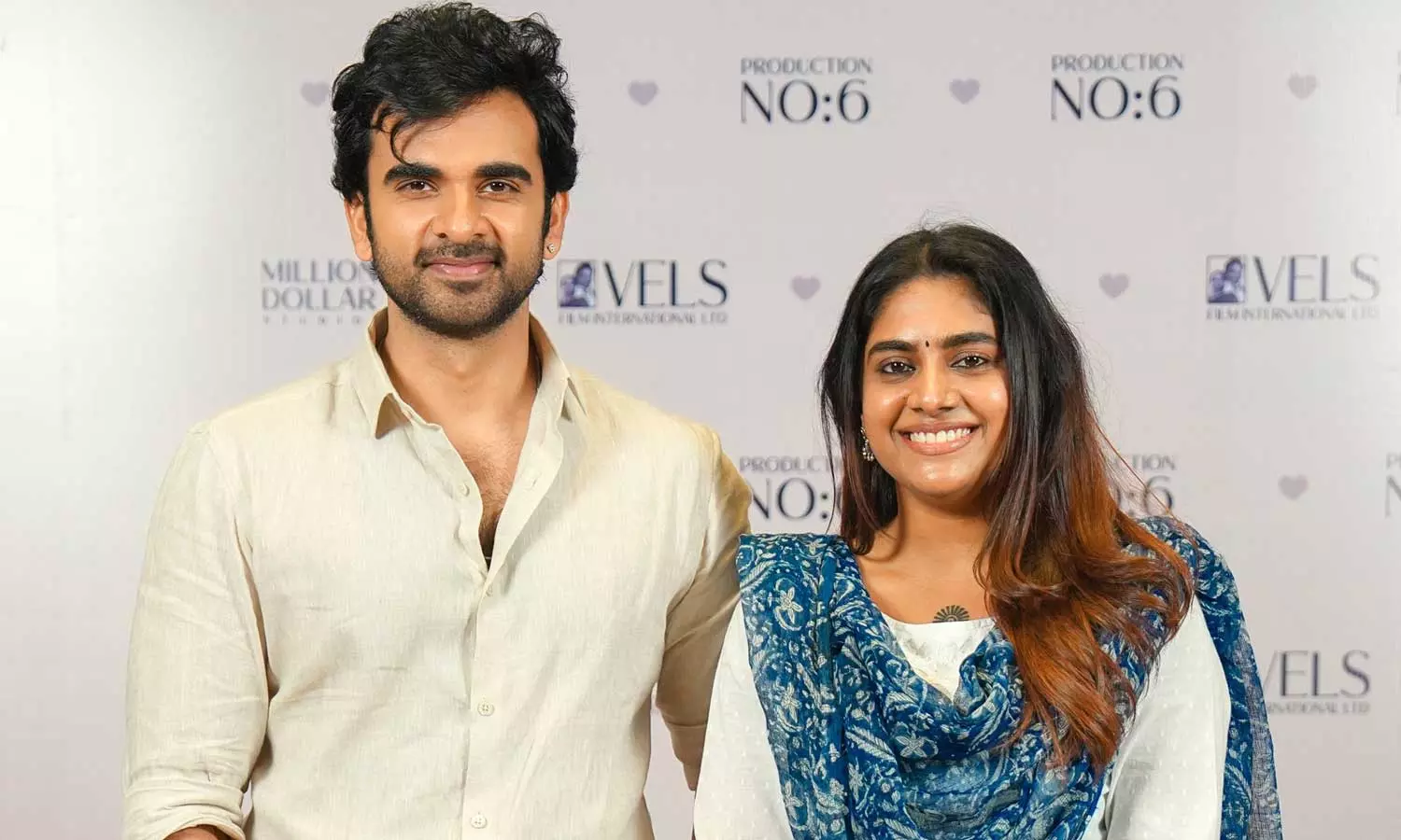 அசோக் செல்வனுக்கு ஜோடியாக நடிக்கும் நிமிஷா சஜயன் -  புதிய படத்தின் பூஜை க்ளிக்ஸ்