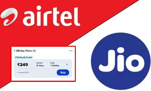 ஜியோவை தொடர்ந்து குறைந்தபட்ச மாத ரீசார்ஜ் ரூ.249 ப்ளானை நீக்கியது ஏர்டெல்