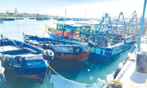 ராமேசுவரத்தில் மீன்பிடி தொழில் முடங்கியது: 10-வது நாளாக தொடரும் வேலைநிறுத்தம்