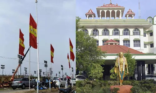 மதுரையில் வைக்கப்பட்டுள்ள பேனர்கள், கொடிகம்பங்களை அகற்ற உயர்நீதிமன்ற கிளை உத்தரவு