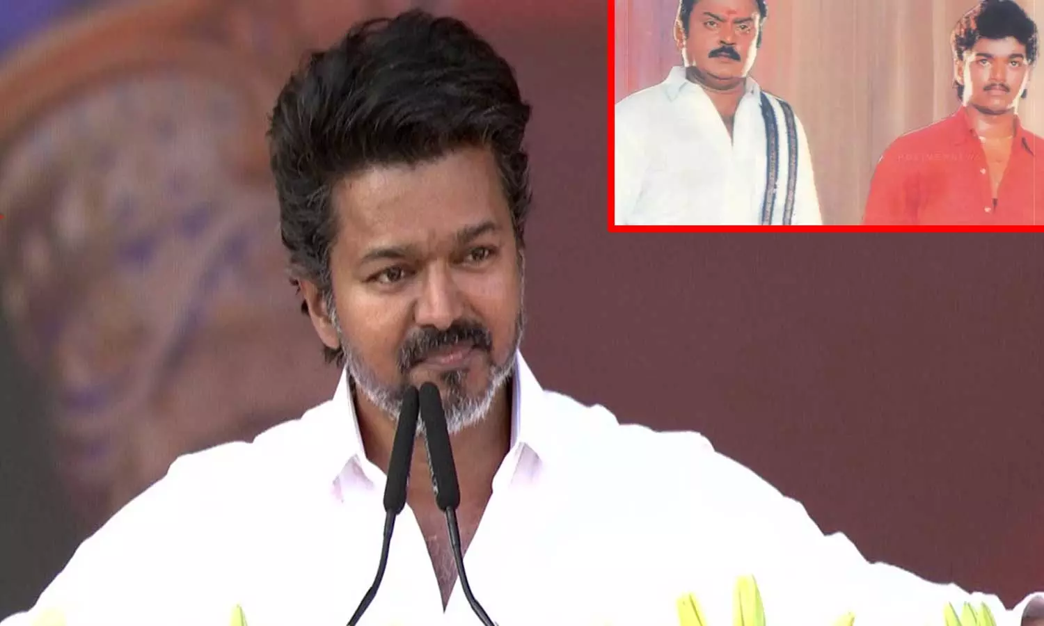 சிங்கம் வேட்டைக்கு மட்டும் தான் வெளியே வரும் - விஜயகாந்தை அண்ணன் என குறிப்பிட்டு பேசிய விஜய் சிங்கம் வேட்டைக்கு மட்டும் தான் வெளியே வரும் - விஜயகாந்தை அண்ணன் என குறிப்பிட்டு பேசிய விஜய்