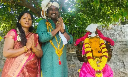 நடிகர் பருத்திவீரன் சரவணன் கட்டியுள்ள விநாயகர் கோயில்