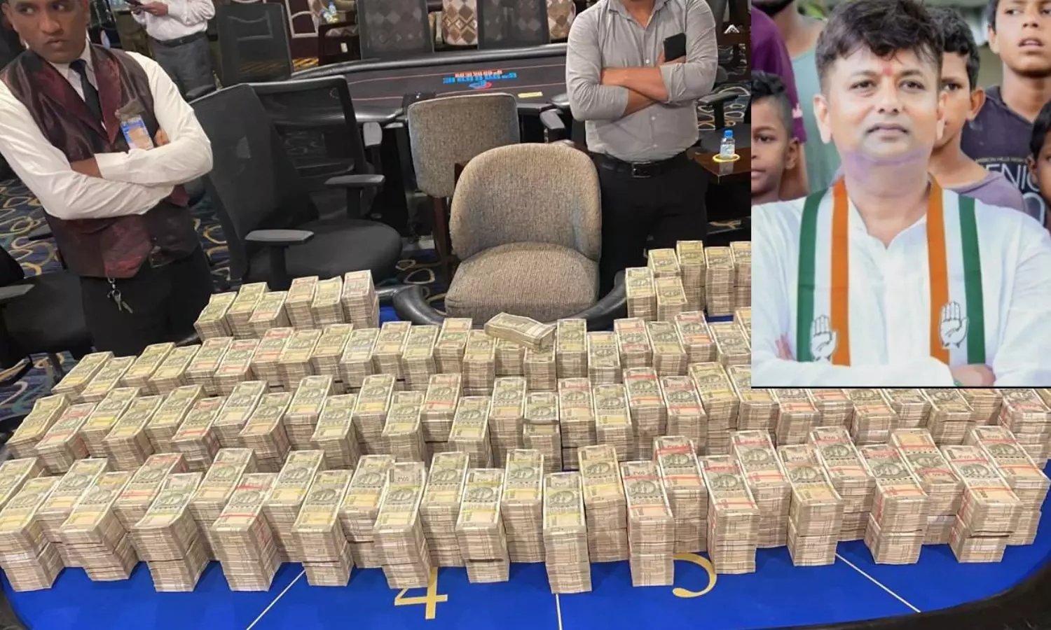 கட்டுக்கட்டாக பணம் பறிமுதல்.. ஆன்லைன் சூதாட்ட மோசடி வழக்கில் கர்நாடக காங்கிரஸ் எம்எல்ஏவை கைது செய்த ED கட்டுக்கட்டாக பணம் பறிமுதல்.. ஆன்லைன் சூதாட்ட மோசடி வழக்கில் கர்நாடக காங்கிரஸ் எம்எல்ஏவை கைது செய்த ED