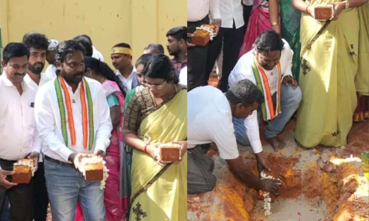 மனவளர்ச்சி குன்றிய குழந்தைகளுக்கான பள்ளி வகுப்பறைகள் கட்ட அடிக்கல் நாட்டிய குமரி எம்.பி. விஜய் வசந்த்