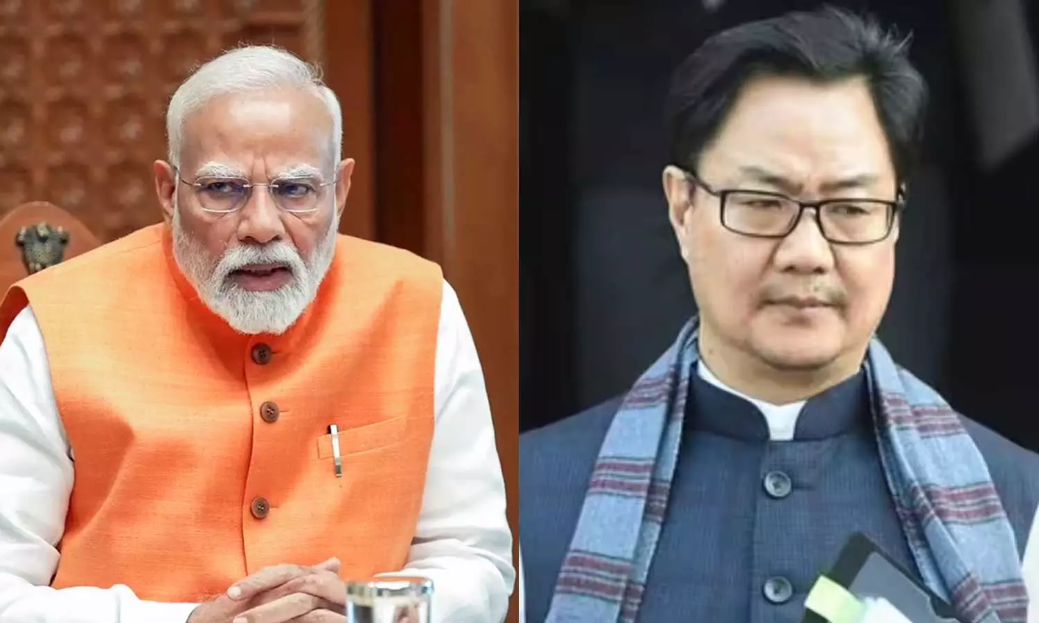 பதவி பறிப்பு மசோதாவில் பிரதமர் பெயர் இடம்பெற வேண்டாம் என்பதை மோடி ஏற்கவில்லை: கிரண் ரிஜிஜு பதவி பறிப்பு மசோதாவில் பிரதமர் பெயர் இடம்பெற வேண்டாம் என்பதை மோடி ஏற்கவில்லை: கிரண் ரிஜிஜு