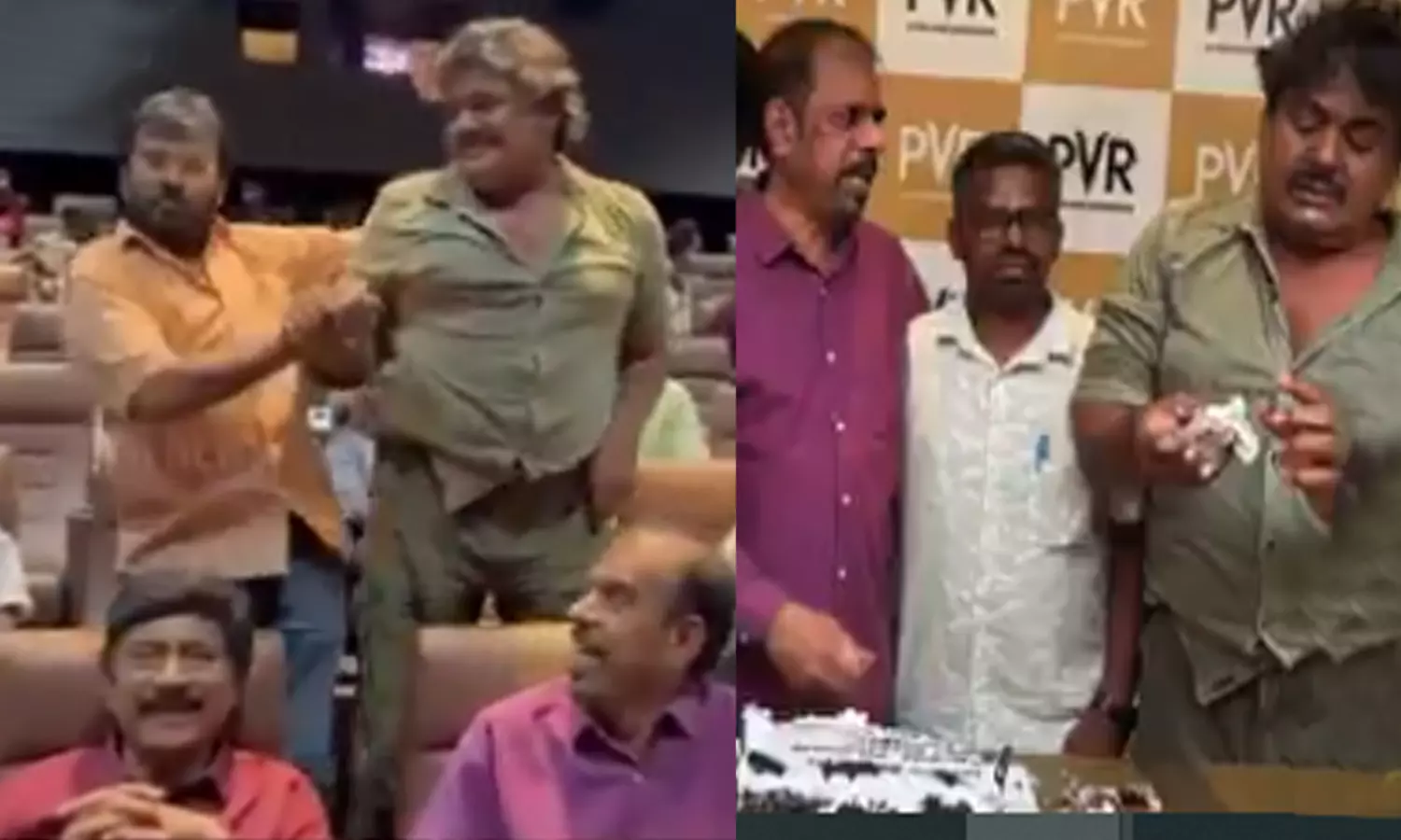 கேப்டன் பிரபாகரன் படத்தை பார்த்து Vibe-ஆன மன்சூர் அலிகான், பேரரசு