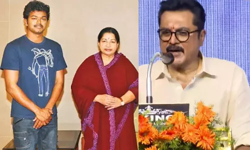 கோடநாட்டில் நின்ற போது மிஸ். ஜெயலலிதா என்று சொல்லியிருப்பீர்களா? - விஜய்க்கு சரத்குமார் கேள்வி