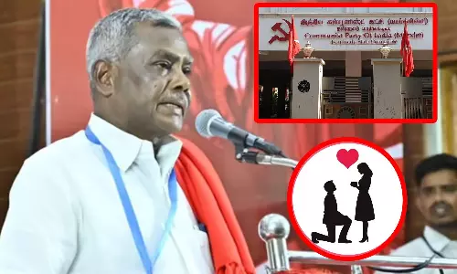 சிபிஎம் அலுவலகங்களில் காதல் திருமணங்கள் நடத்திக் கொள்ளலாம் - மாநிலச் செயலாளர் சண்முகம் அறிவிப்பு