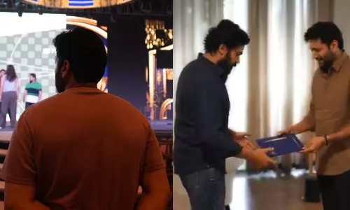 தயாரிப்பு நிறுவனம் தொடக்க விழா: தீயாக இயங்கும் ரவி மோகன் - கமல் ஹாசன், கார்த்திக்கு பத்திரிகை - வீடியோ