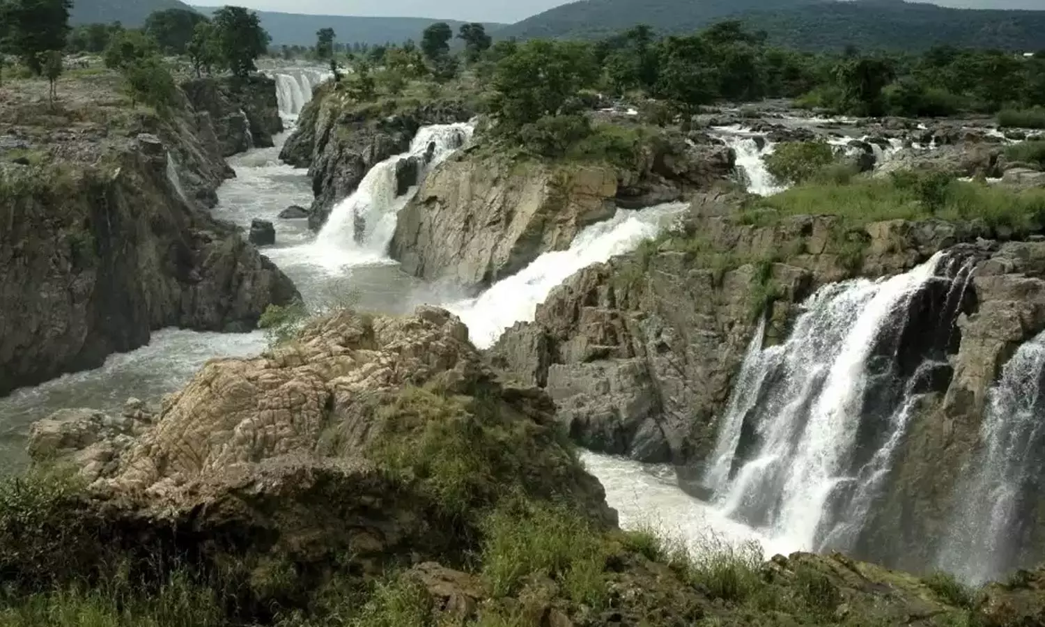 ஒகேனக்கல்லுக்கு நீர்வரத்து 6,500 கனஅடியாக குறைந்தது ஒகேனக்கல்லுக்கு நீர்வரத்து 6,500 கனஅடியாக குறைந்தது