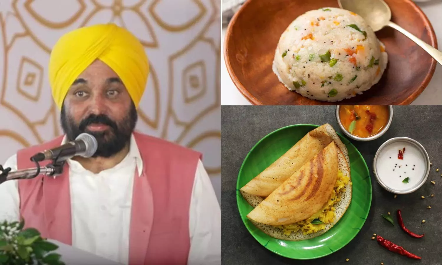 தென்மாநில உணவுகள்தான் தேசிய உணவுகள் போல் எங்கு பார்த்தாலும் கிடைக்கின்றன - பகவந்த் மான்