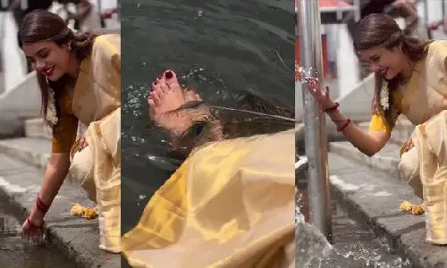 கோவில் குளத்தில் காலை கழுவி ரீல்ஸ் எடுத்த பிக்பாஸ் பிரபலம் - புனித தன்மையை மீட்க பரிகார பூஜை