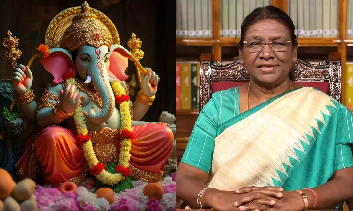 ஜனாதிபதி திரவுபதி முர்மு விநாயகர் சதுர்த்தி வாழ்த்து