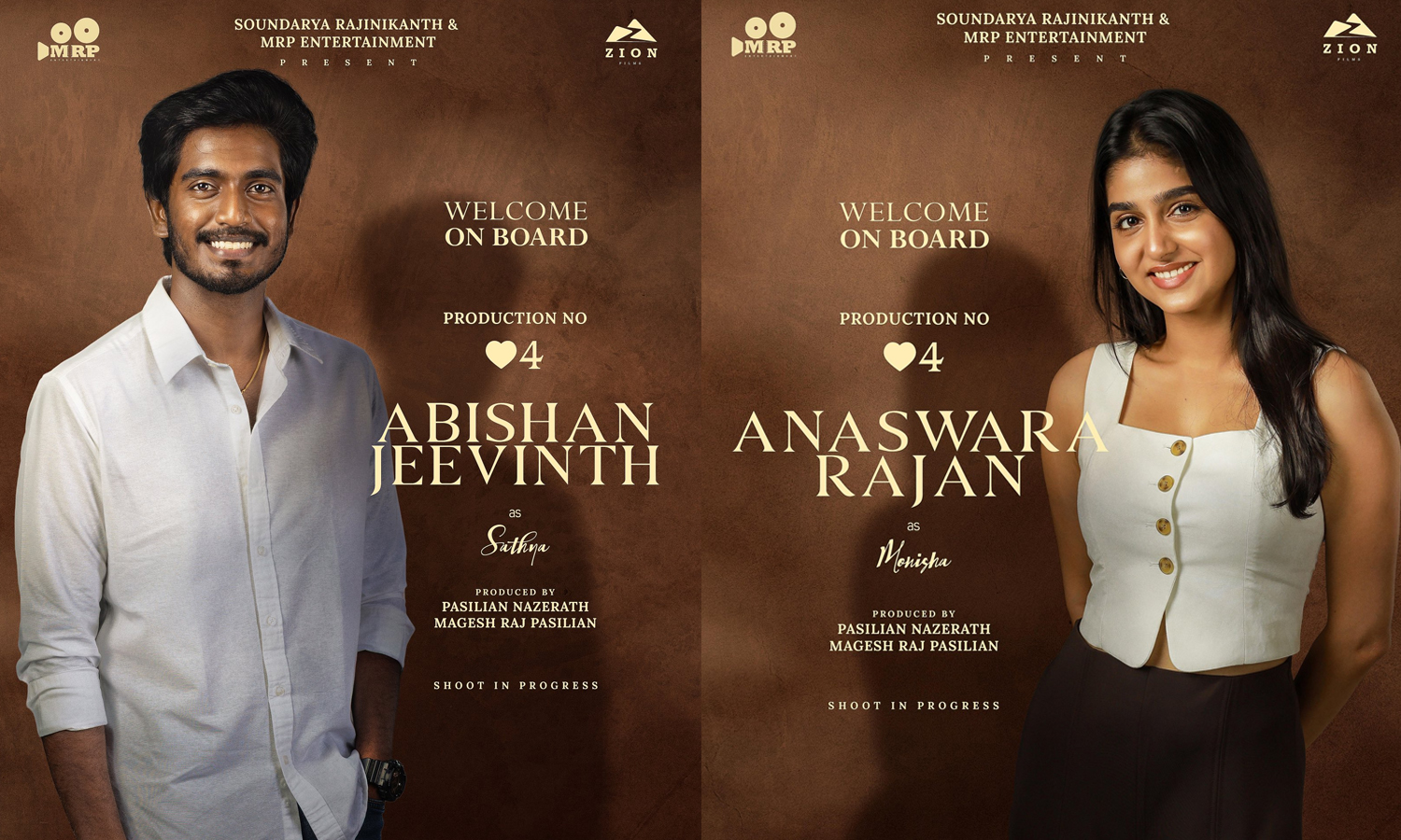 கதாநாயகனாக அறிமுகமாகும் டூரிஸ்ட் ஃபேமிலி இயக்குநர் அபிஷன் ஜீவிந்த்- போஸ்டர்கள் வெளியீடு