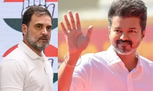 காங்கிரசுடன் கை கோர்க்க விஜய் கட்சி புது வியூகம்? ராகுல் பிரசாரத்தில் கலந்து கொள்ள முயற்சி