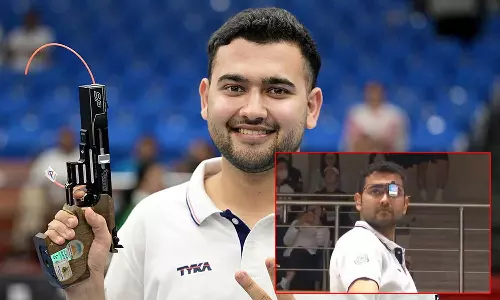 ஆசிய துப்பாக்கிச்சுடுதல் சாம்பியன்ஷிப்: இந்திய வீரர் அனிஷ் பன்வாலா வெள்ளி பதக்கம் வென்றார்