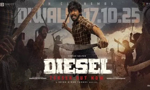 ஹரிஷ் கல்யாண், அதுல்யா நடிக்கும் டீசல் படத்தின் டீசர் வெளியானது