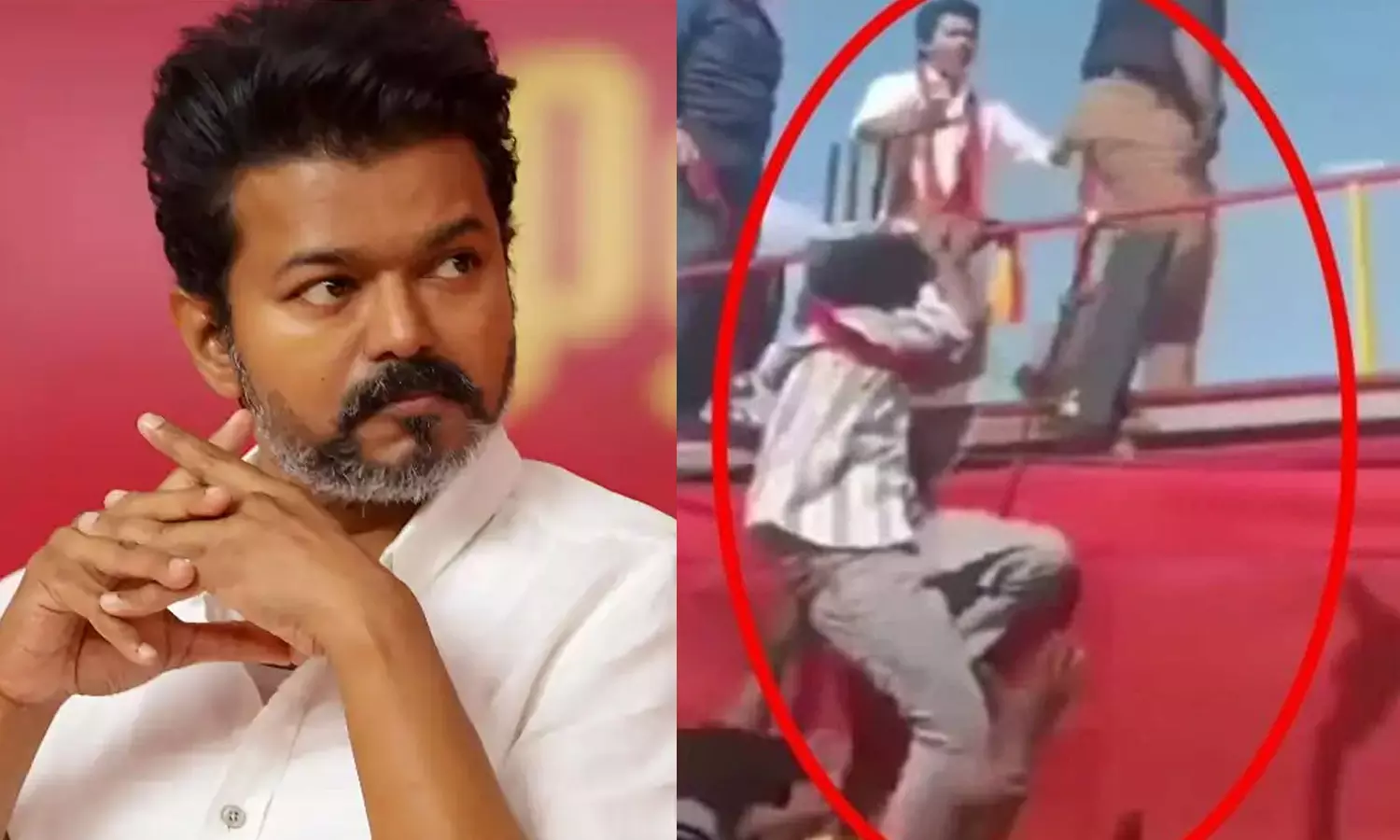 விஜய் மீது வழக்கு பதிவு செய்யப்பட்டதன் பின்னணியில் தி.மு.க.- த.வெ.க. குற்றச்சாட்டு விஜய் மீது வழக்கு பதிவு செய்யப்பட்டதன் பின்னணியில் தி.மு.க.- த.வெ.க. குற்றச்சாட்டு