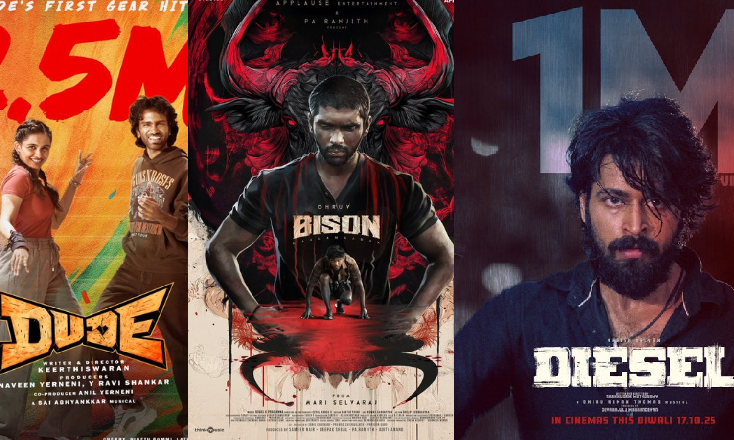 தீபாவளிக்கு வெளியாகும் இளம் நடிகர்களின் திரைப்படங்கள்!