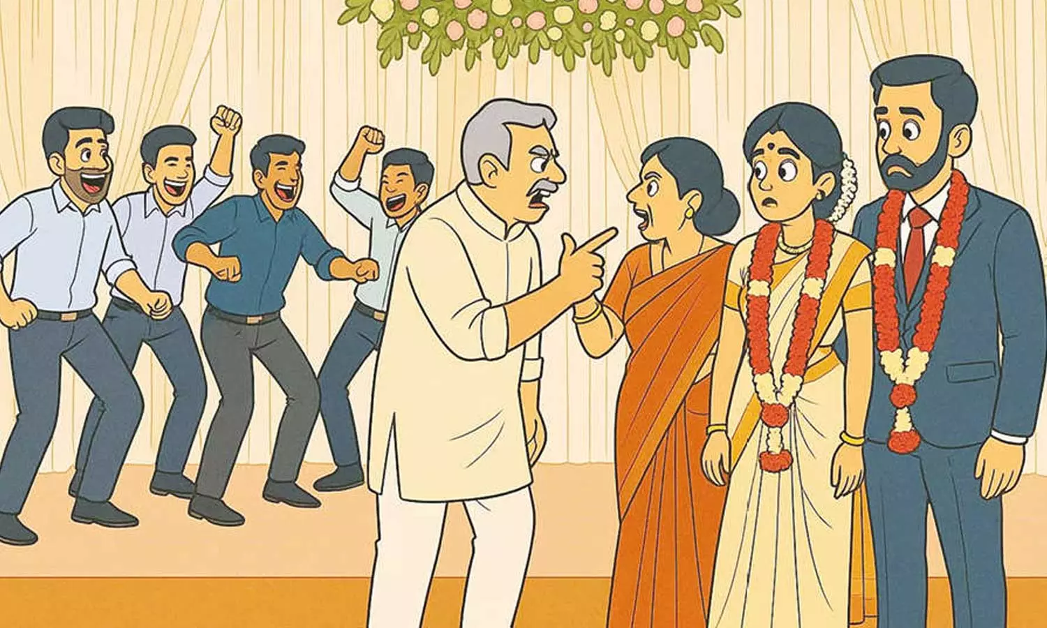 மதுபோதையில் அட்ராசிட்டி செய்த மாப்பிள்ளையின் நண்பர்கள் - திருமணத்தை நிறுத்திய மணமகள்