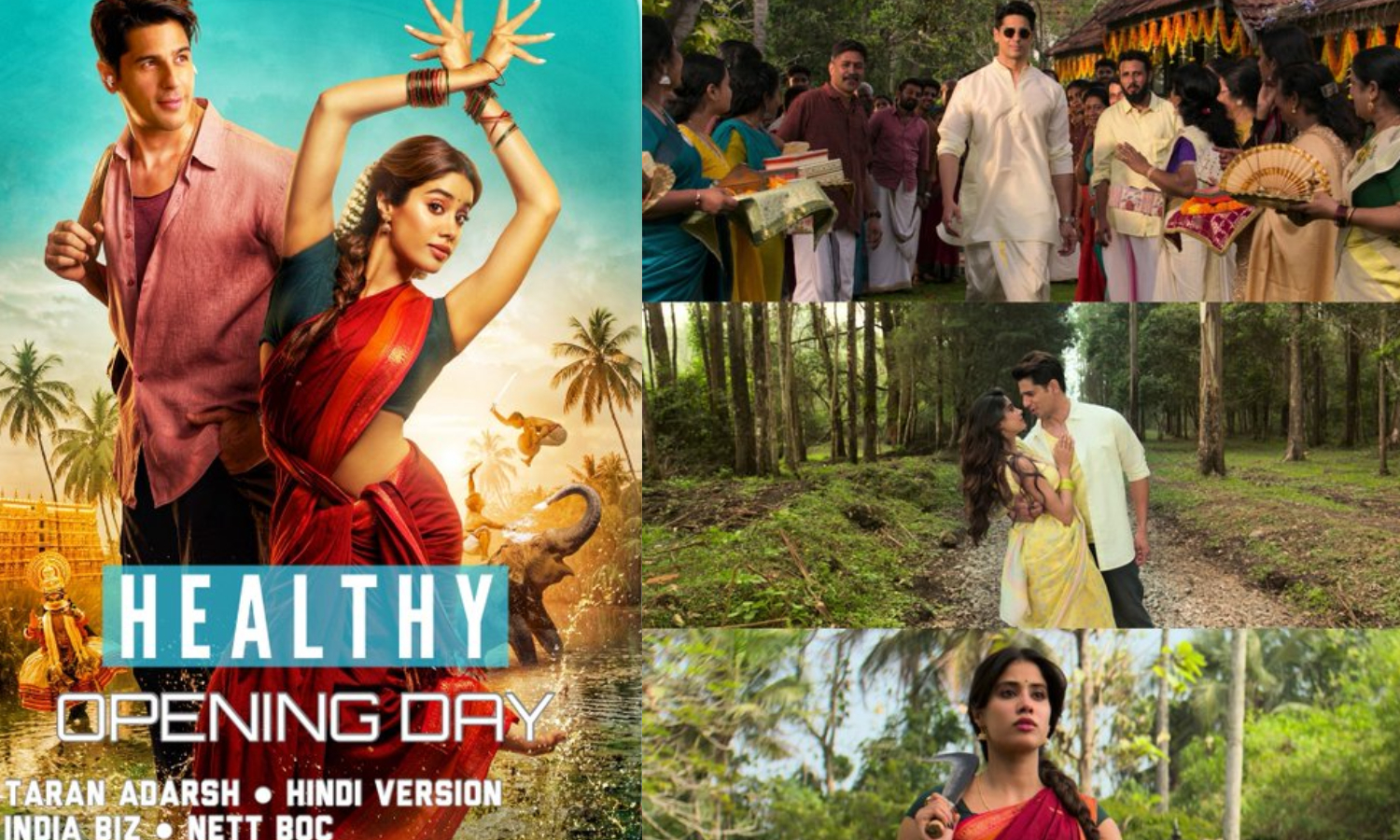 ஜான்வி கபூர் நடித்த `பரம் சுந்தரி' படத்தின் முதல் நாள் வசூல் விவரம்