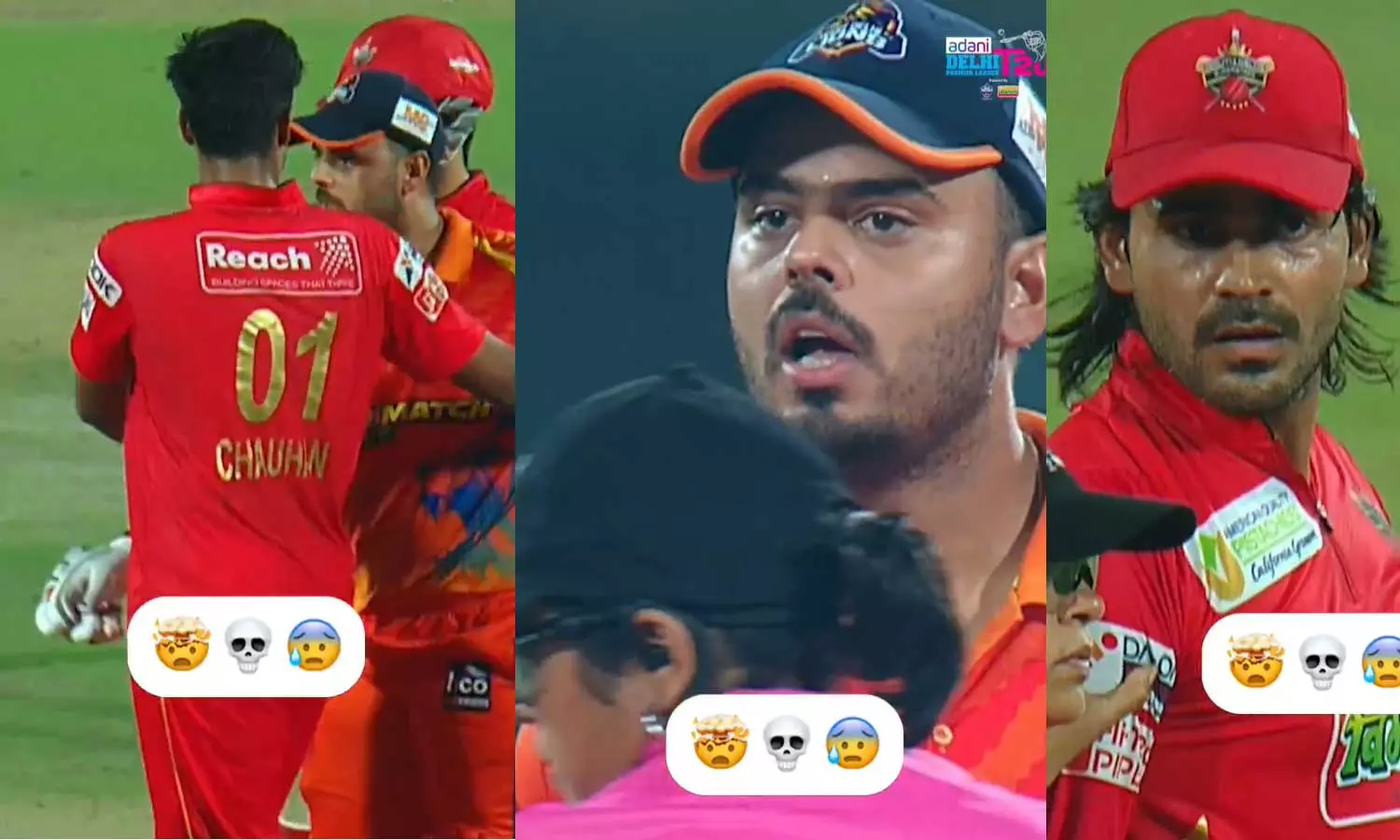 நோட்புக் கொண்டாட்டத்தால் களேபரம்: நிதிஷ் ராணா- திக்வேஷ் ரதி கடும் மோதல்- பிரித்து விட்ட பெண் அம்பயர்..!