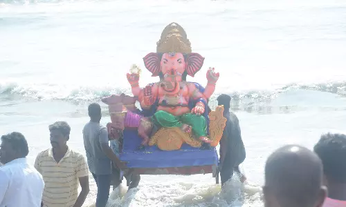 சென்னையில் 1,869 விநாயகர் சிலைகள் கரைப்பு