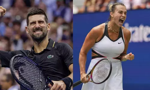 அமெரிக்க ஓபன் டென்னிஸ்: ஜோகோவிச்- சபலென்கா காலிறுதிக்கு தகுதி