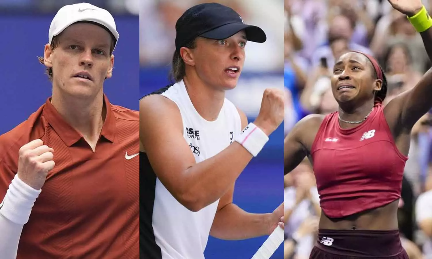 அமெரிக்க ஓபன் டென்னிஸ்: காலிறுதியில் சின்னர், ஸ்வியாடெக்- கவூப் அதிர்ச்சி தோல்வி