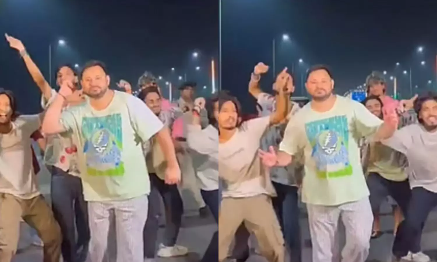 சாலையில் நடனமாடி ரீல்ஸ் எடுத்த தேஜஸ்வி யாதவ்.. பொறுப்புள்ள எதிர்கட்சித் தலைவரை பாருங்கள்! என பாஜக விமர்சனம் சாலையில் நடனமாடி ரீல்ஸ் எடுத்த தேஜஸ்வி யாதவ்.. பொறுப்புள்ள எதிர்கட்சித் தலைவரை பாருங்கள்! என பாஜக விமர்சனம்