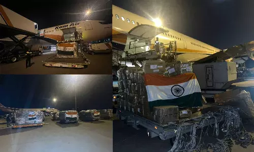 நிலநடுக்கத்தால் பாதிப்பு: இந்தியா அனுப்பிய 21 டன் நிவாரணப் பொருட்கள் ஆப்கானிஸ்தான் சென்றடைந்தது