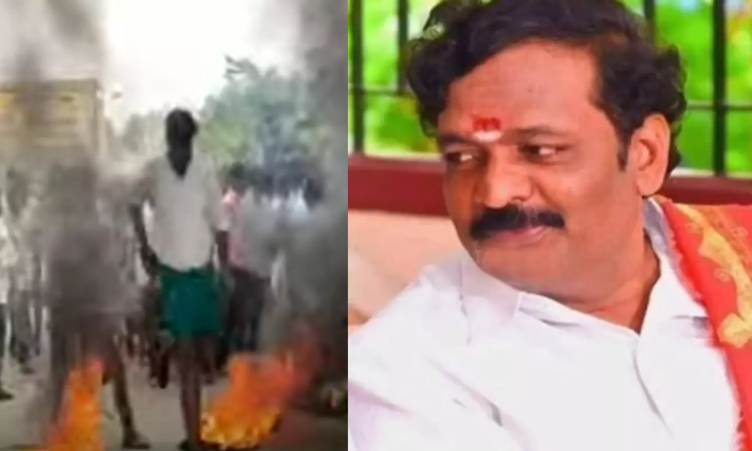 ம.க.ஸ்டாலின் கொலை முயற்சி- பா.ம.க.வினர் போராட்டம்