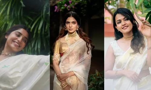 ஓணம் 2025 கொண்டாட்டம் - மாளவிகா முதல் அபர்ணா தாஸ் வரை நடிகைகளின் ஓணம் க்ளிக்ஸ்!