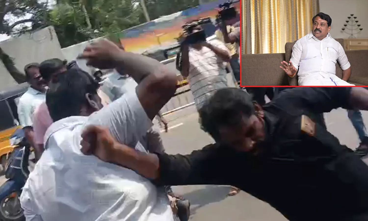 டி.ஜி.பி. அலுவலக வாசலில் ஏர்போர்ட் மூர்த்தி தாக்குதல்- நயினார் நாகேந்திரன் கண்டனம்