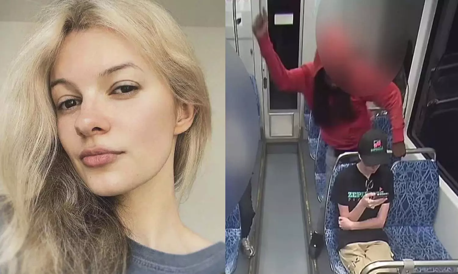 அமெரிக்காவில் ஓடும் ரெயிலில் உக்ரேனிய பெண் குத்திக் கொலை - நடுங்க வைக்கும் வீடியோ