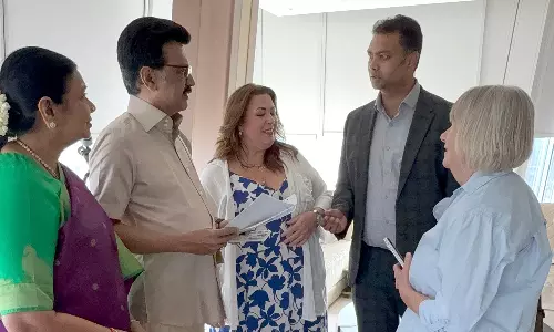 முதலமைச்சர் மு.க.ஸ்டாலின்- பென்னிகுயிக் குடும்பம் சந்திப்பு